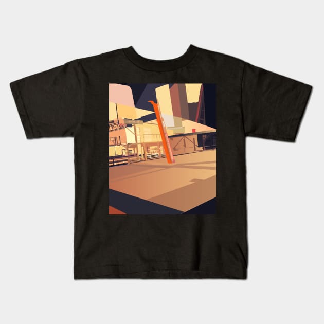 Stratford, London Kids T-Shirt by juliechicago